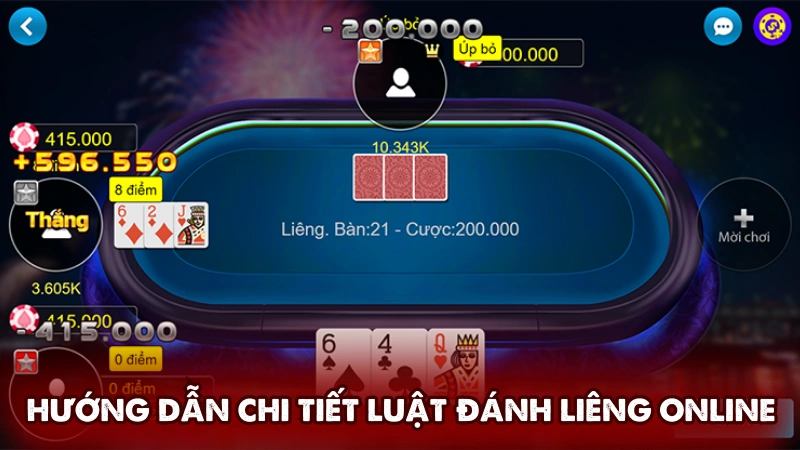 Luật chơi bài Liêng online