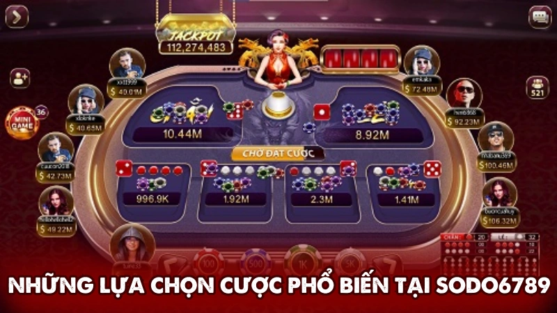 Những lựa chọn cược phổ biến nhất tại Sodo6789 Những lựa chọn cược phổ biến nhất tại Sodo6789